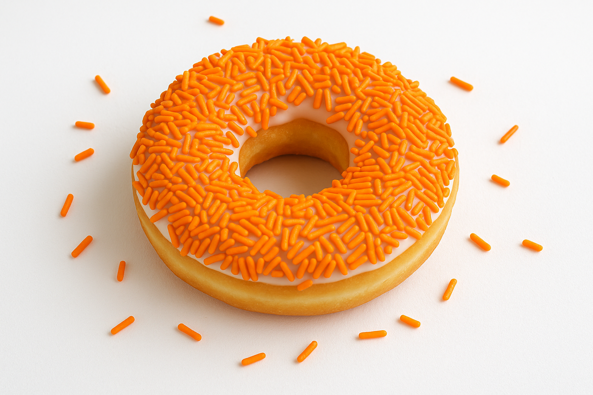 Sprinkles Comestible Granillo Naranjo