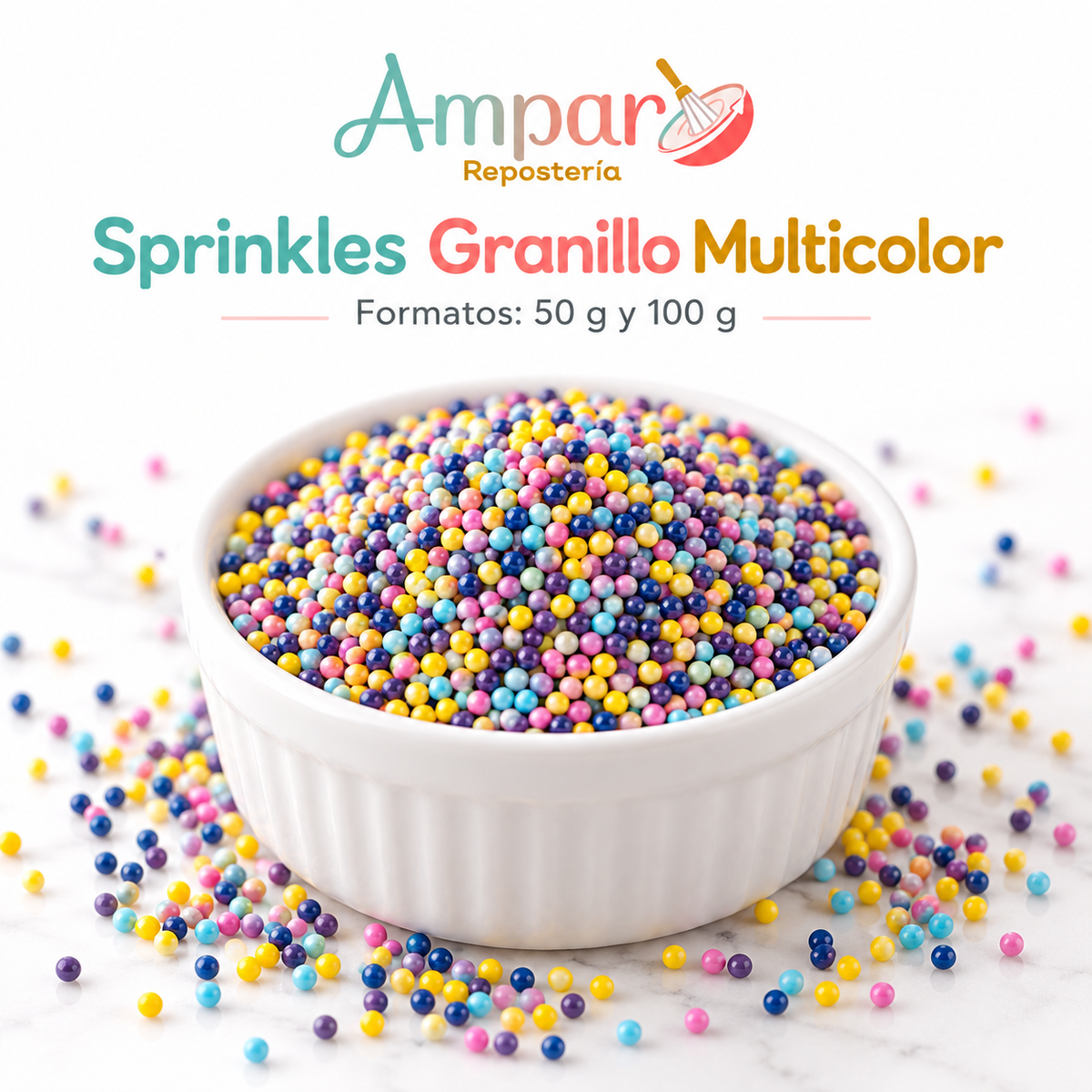 Sprinkles Granillo Multicolor Comestible