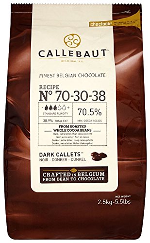 Chocolate 70-30-38 callebaut 70,5% cacao en gotas 2.5 kg