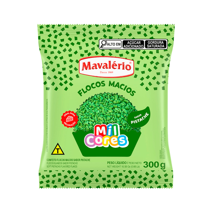Flocos Pistacho Mavalério 300 gr | Oferta Limitada