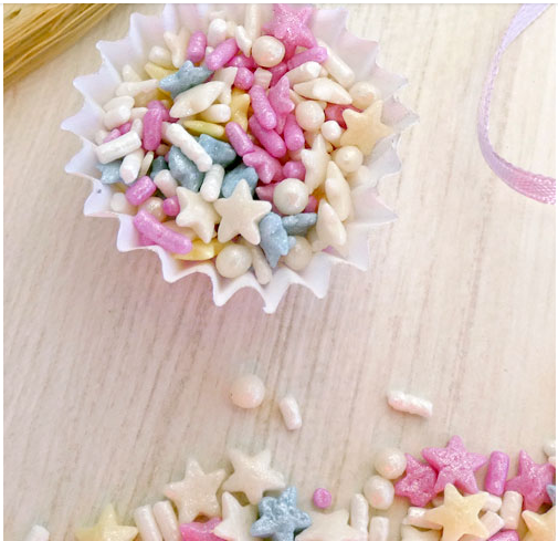 Sprinkles decoracion estrella pastel 100 gr. Mavalerio