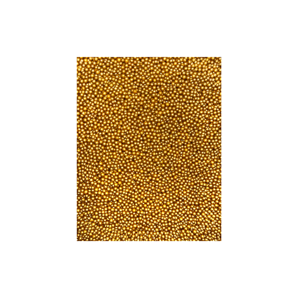 Sprinkles perlas gragea N°1 doradas 100 grs. Mavalerio