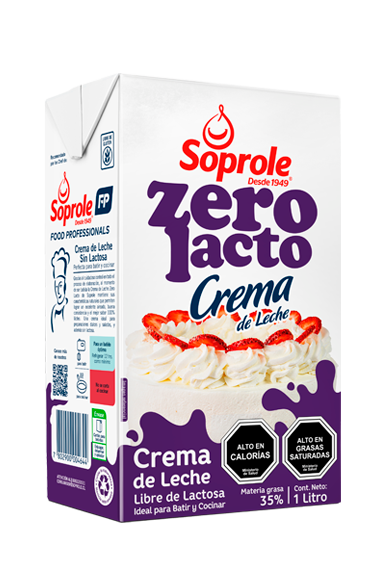 Crema para Batir Zerolacto 1L – Sin Lactosa | Soprole
