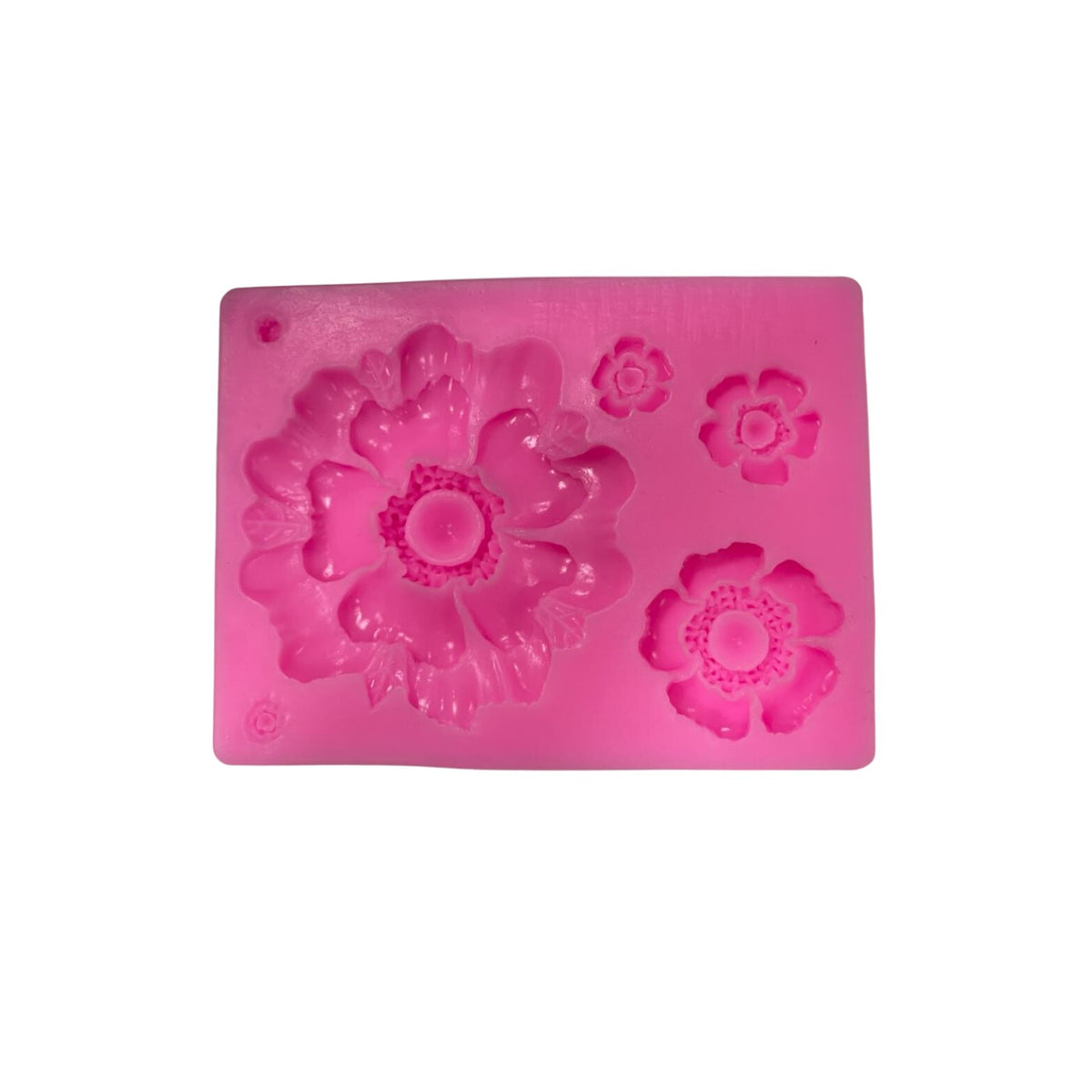 Molde de Silicona Flores