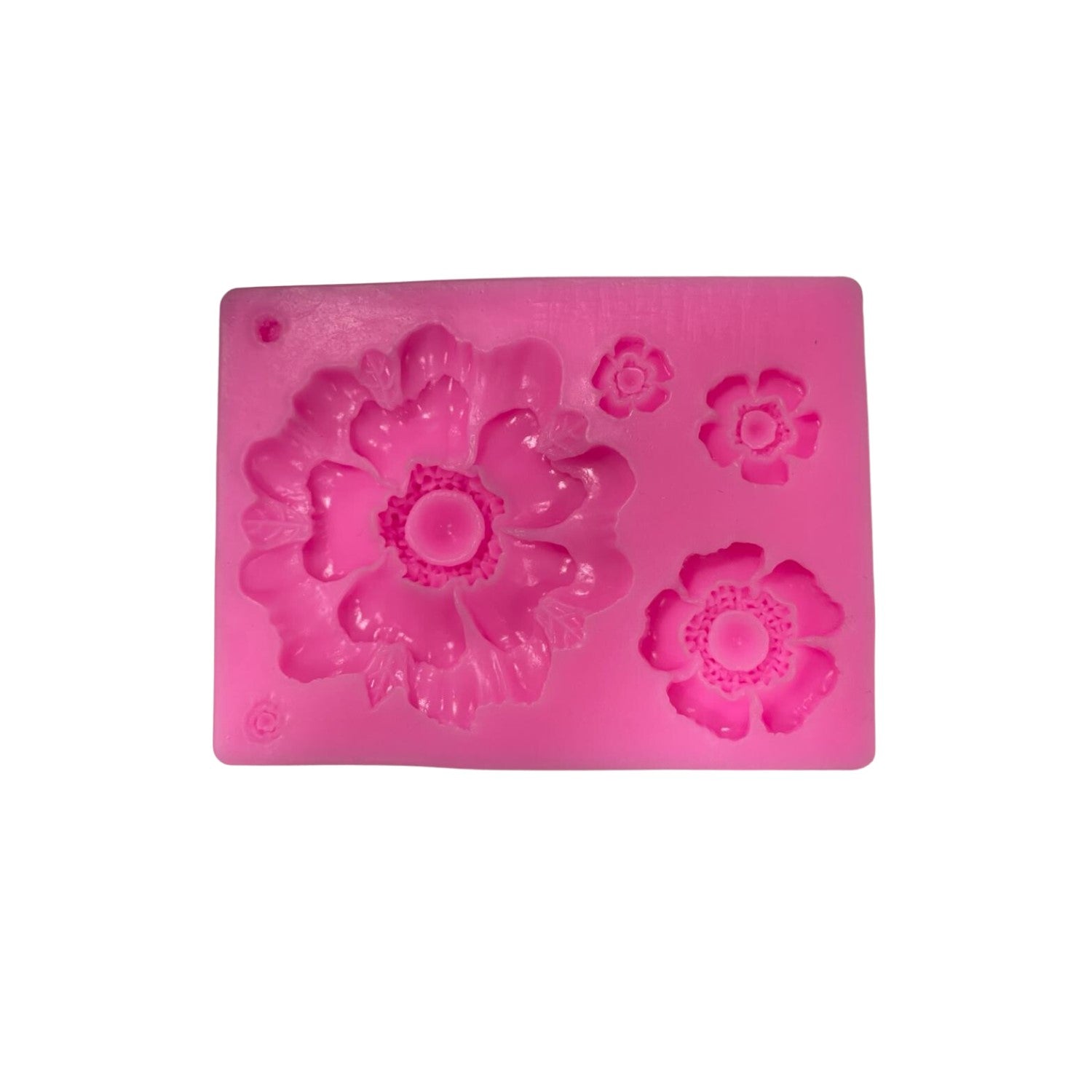 Molde de Silicona Flores