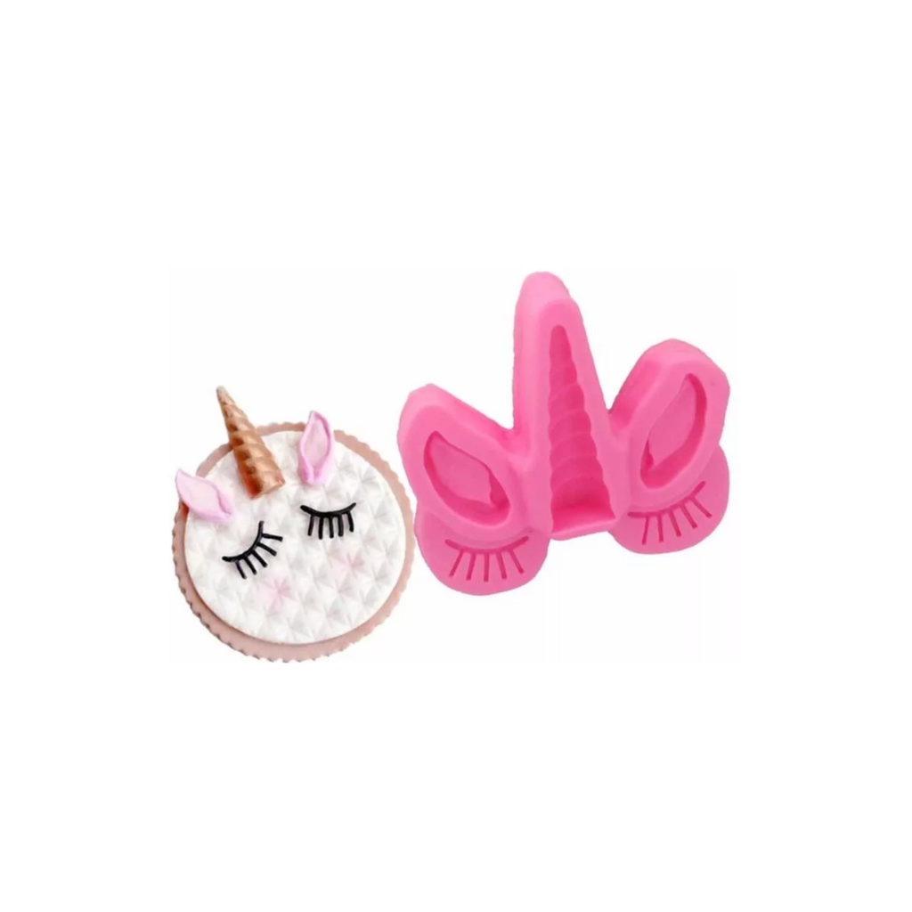 Molde silicona unicornio pequeño fondant