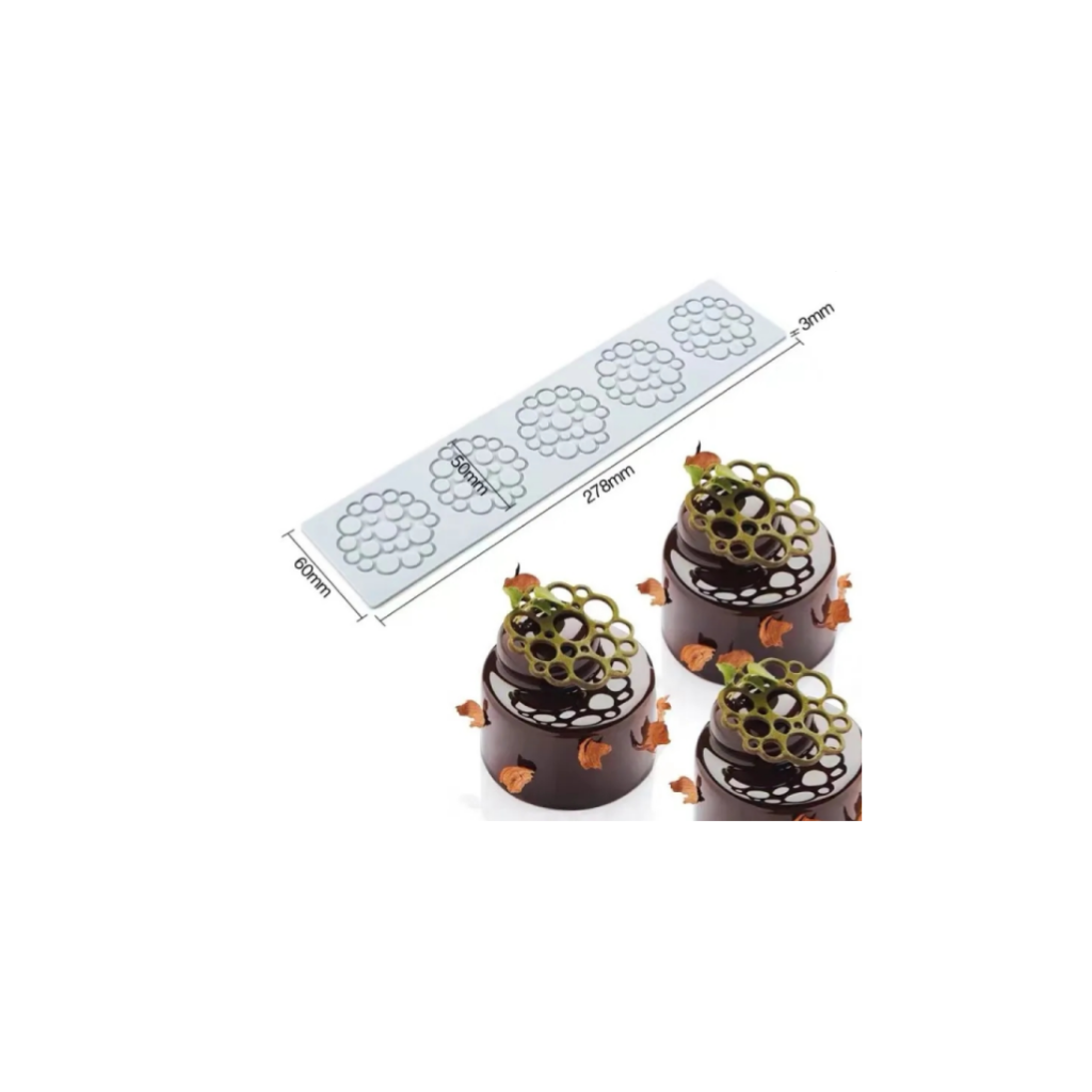 Molde Silicona Burbujas Decoración