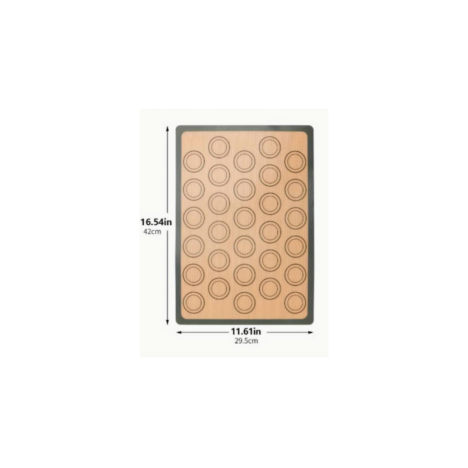 Tapete mat de macarrons 42 *29.5 cm