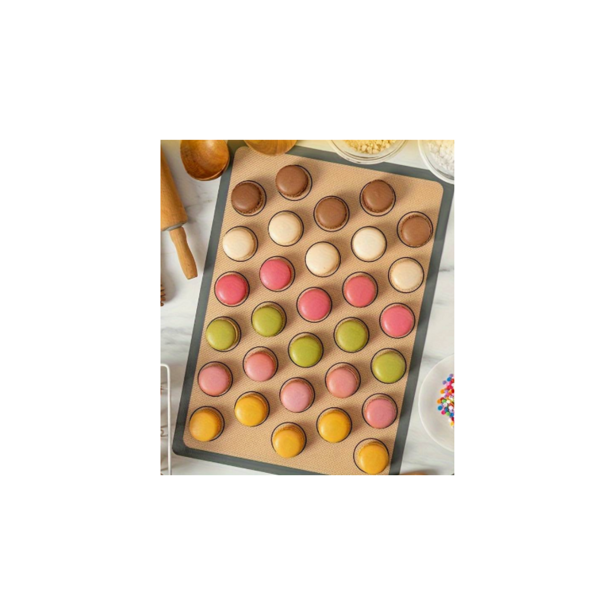 Tapete mat de macarrons 42 *29.5 cm