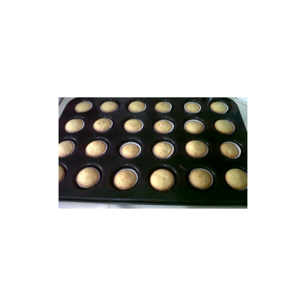 Molde para mini cupcake 24 cavidades