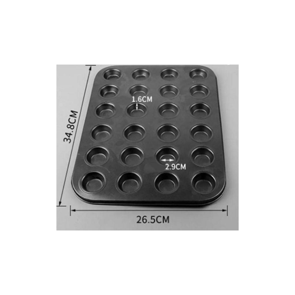 Molde para mini cupcake 24 cavidades