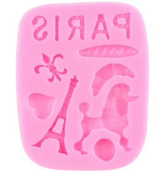 Molde de Silicona Paris Francia Repostería