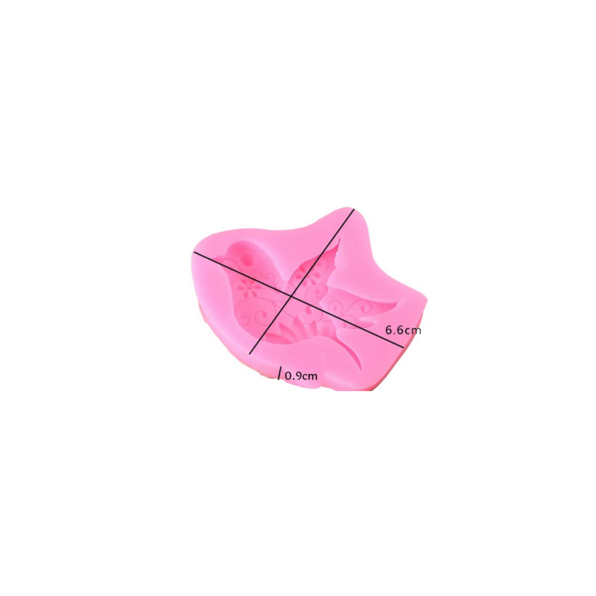 Molde  de Silicona  Paloma Pajarito Repostería
