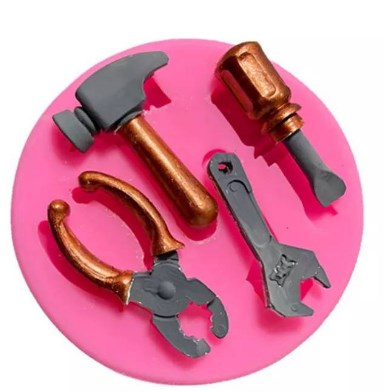 Molde de Silicona Herramientas 4 cavidades