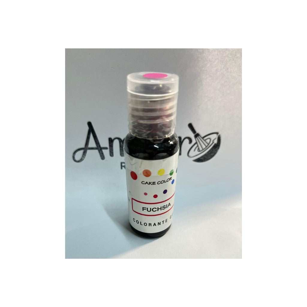 Colorante gel cake color fuchsia 26 gr. Reposteria