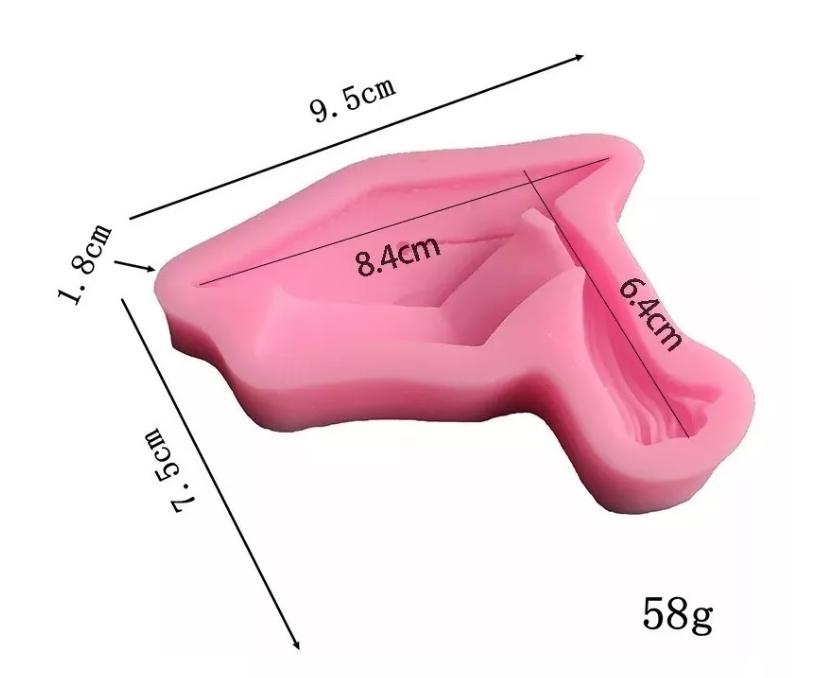 Molde  de Silicona Fondant Birrete Grado Licenciatura