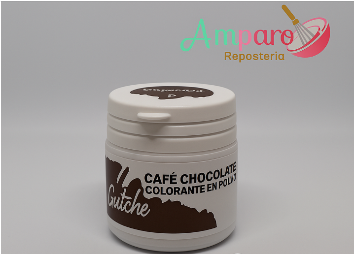 Colorante polvo cafe chocolate guttche 15 gr.