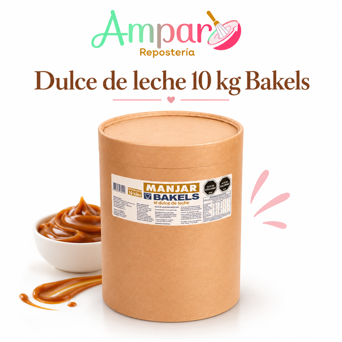 Dulce de leche Bakels 10 kg