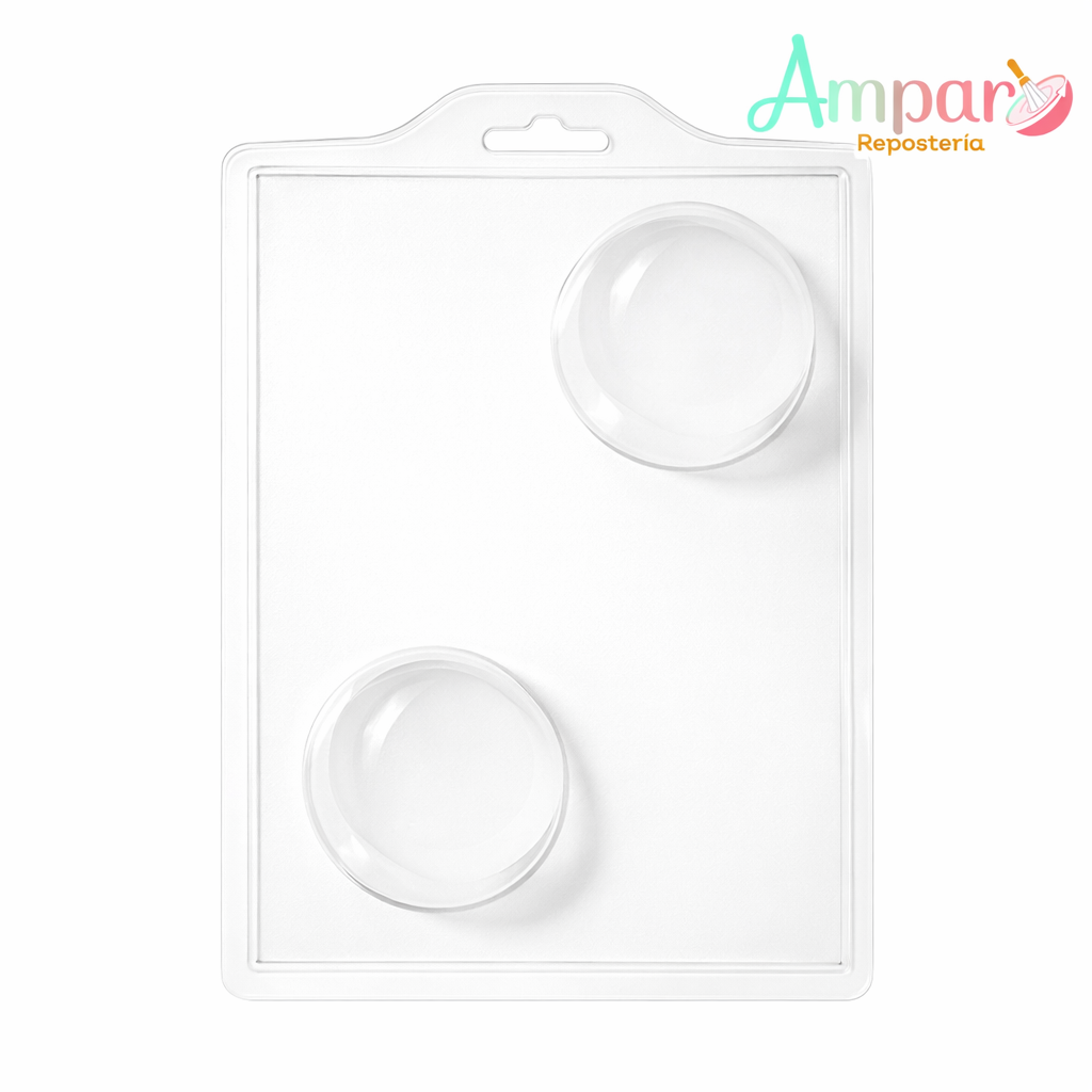 Molde Acetato Alfajor 6 cm – 2 Cavidades | Perfectos para Venta