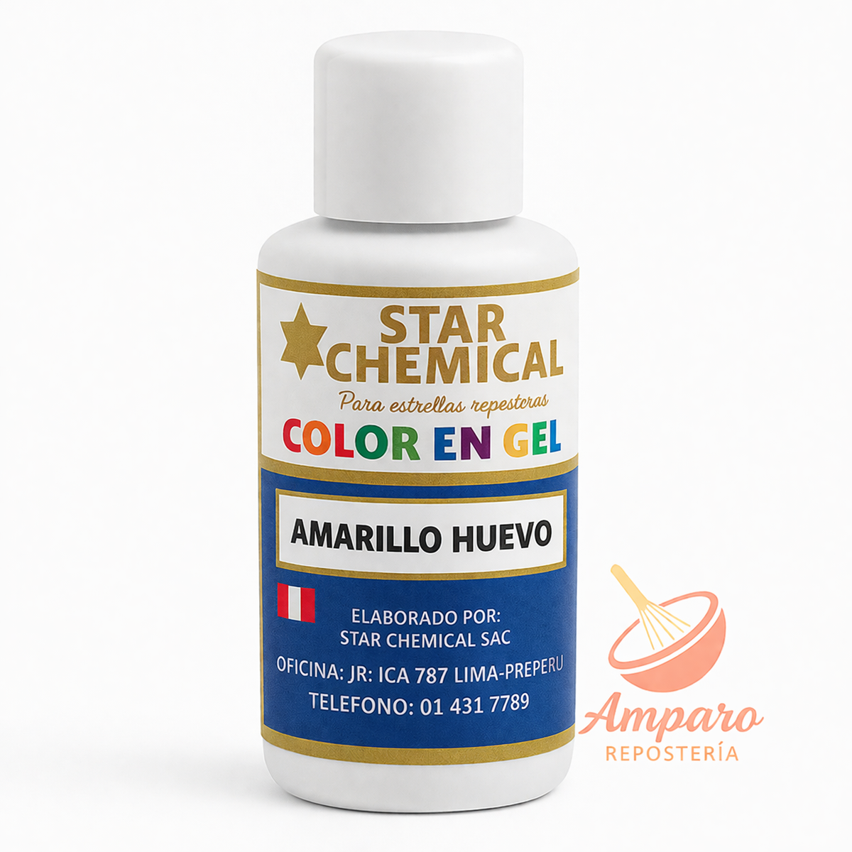 Colorante Gel Comestible Repostería Star Chemical Color Amarillo Huevo