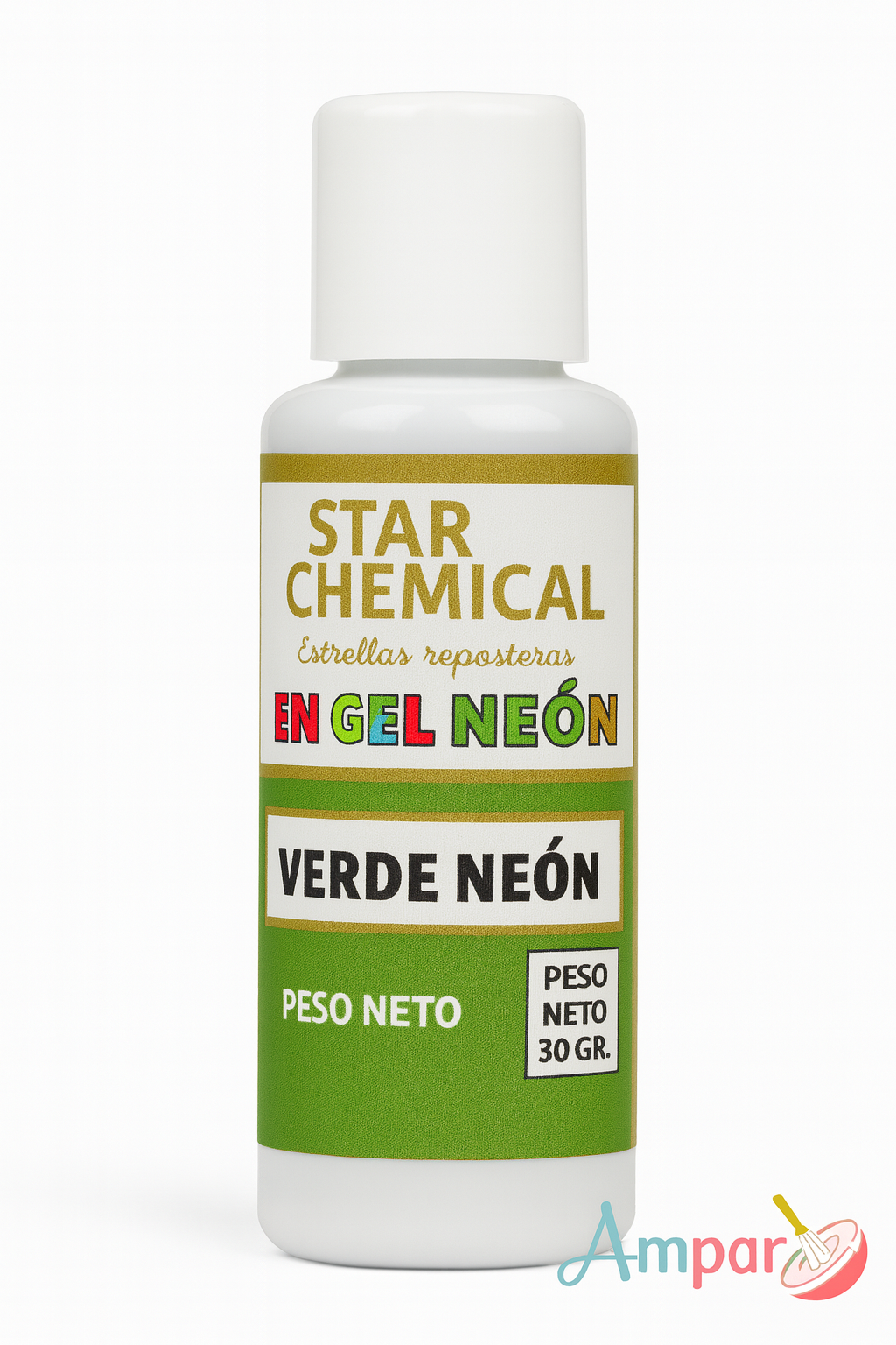 Colorante Gel Comestible Repostería Star Chemical Color Verde Neon
