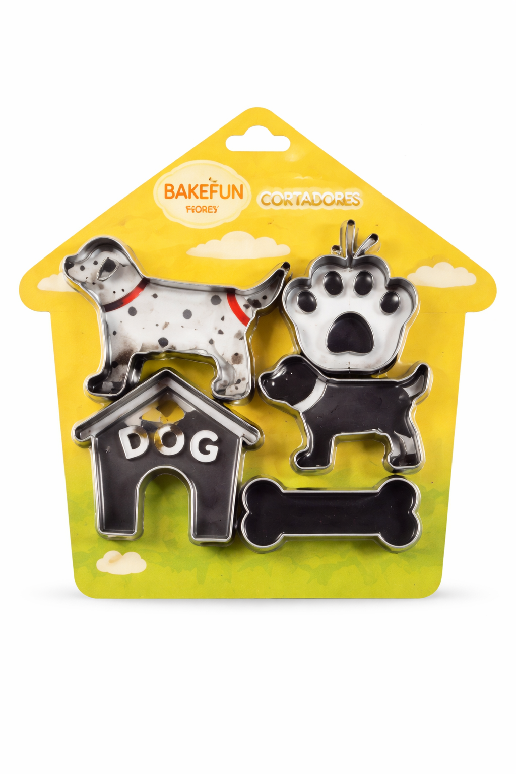 Cortadores de Galletas Perro set 5 piezas