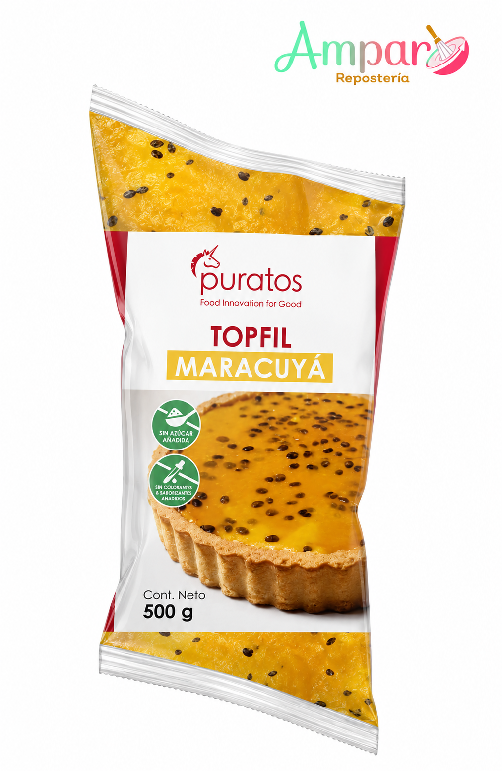 Relleno Maracuyá Puratos Topfil Sin Azúcar Añadida 500 g