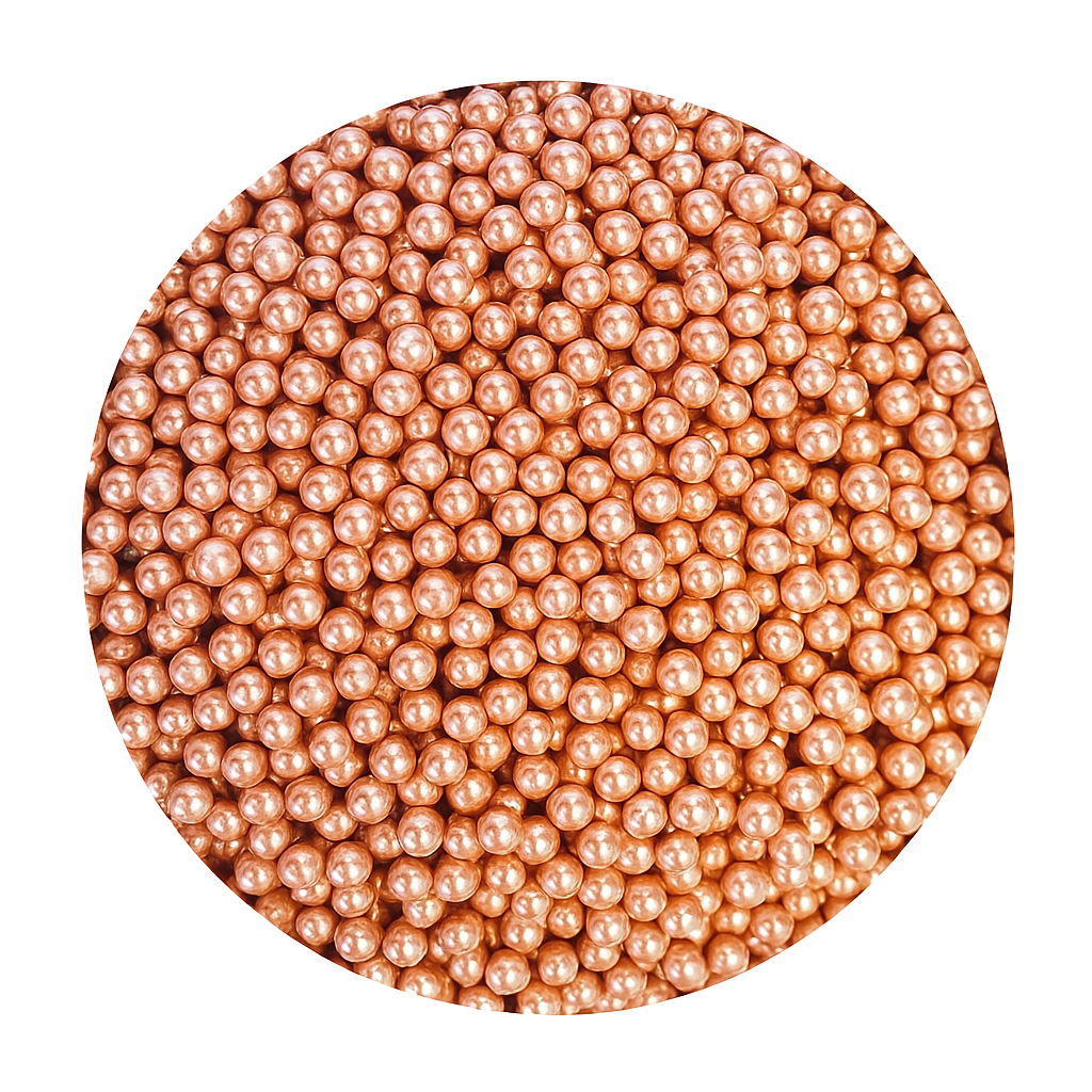 Sprinkles Perlas Rose Gold 4 mm – 50 g