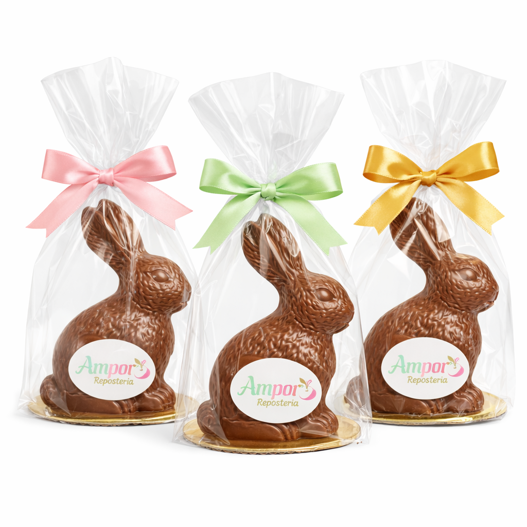 Molde Acetato Conejo para Chocolate de Pascua 🐰🍫