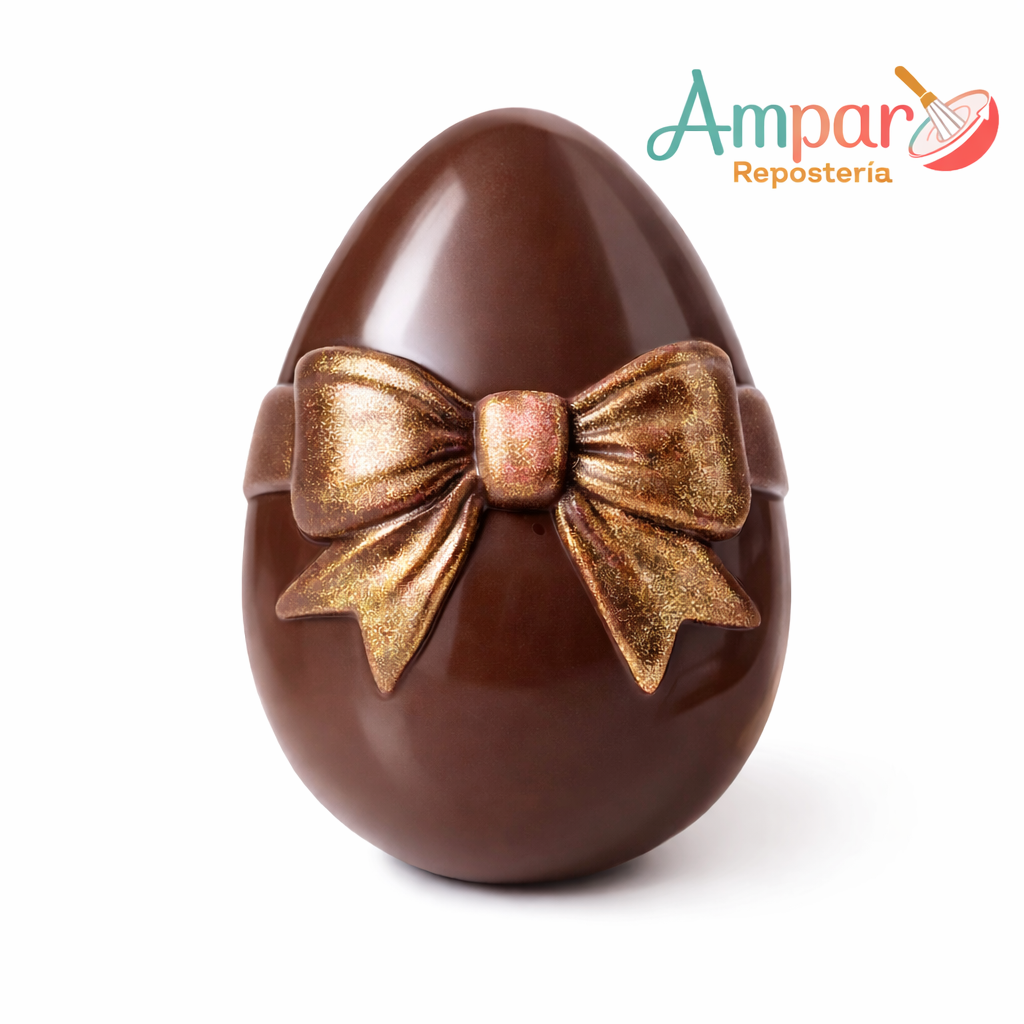 Molde de Acetato Huevo Lazo 8×13 cm | Para Chocolate de Pascua