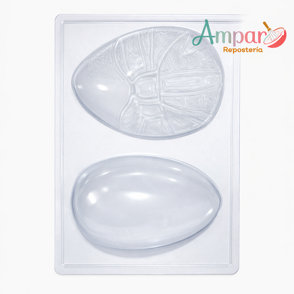 Molde de Acetato Huevo Lazo 8×13 cm | Para Chocolate de Pascua