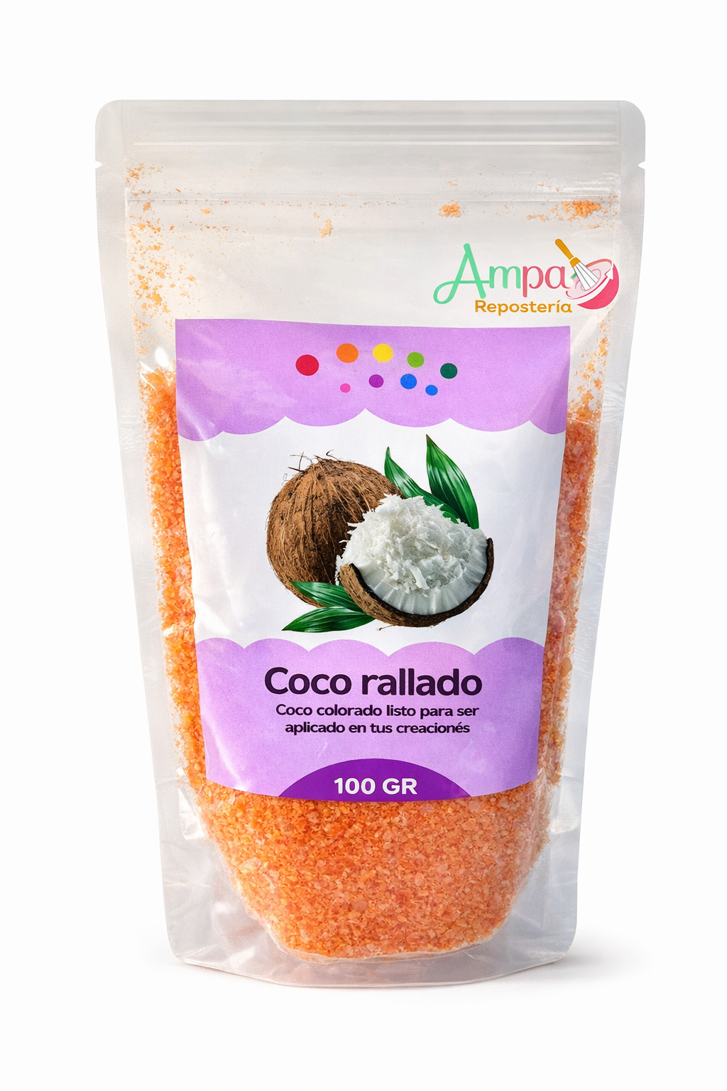 Coco Rallado de Colores 100 g – Cake Color