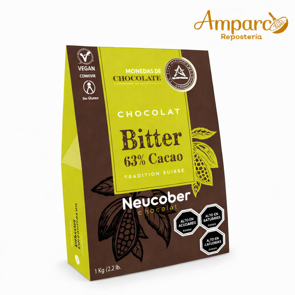Chocolate Neucober Bitter 63% Cacao 1 Kg – Chocolate para Repostería