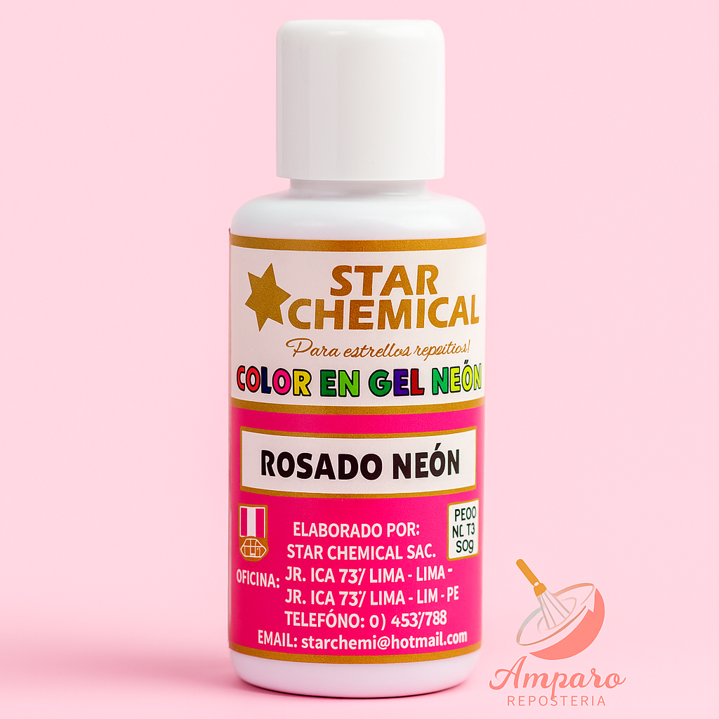 Colorante Gel Comestible Repostería Star Chemical Color Rosado Neon