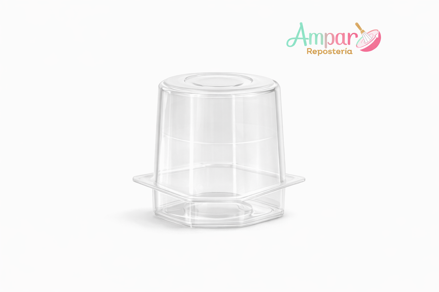 Caja Transparente PET Alta 12 cm diámetro x 15 cm alto | Ideal para Torta Cuchuflí y Pannetone