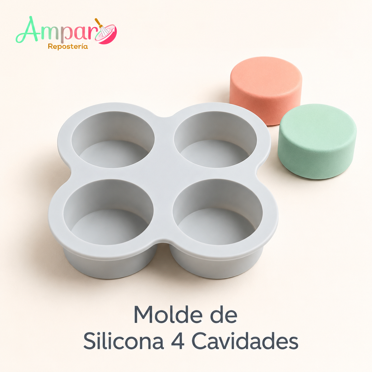 Molde de Silicona 4 Cavidades