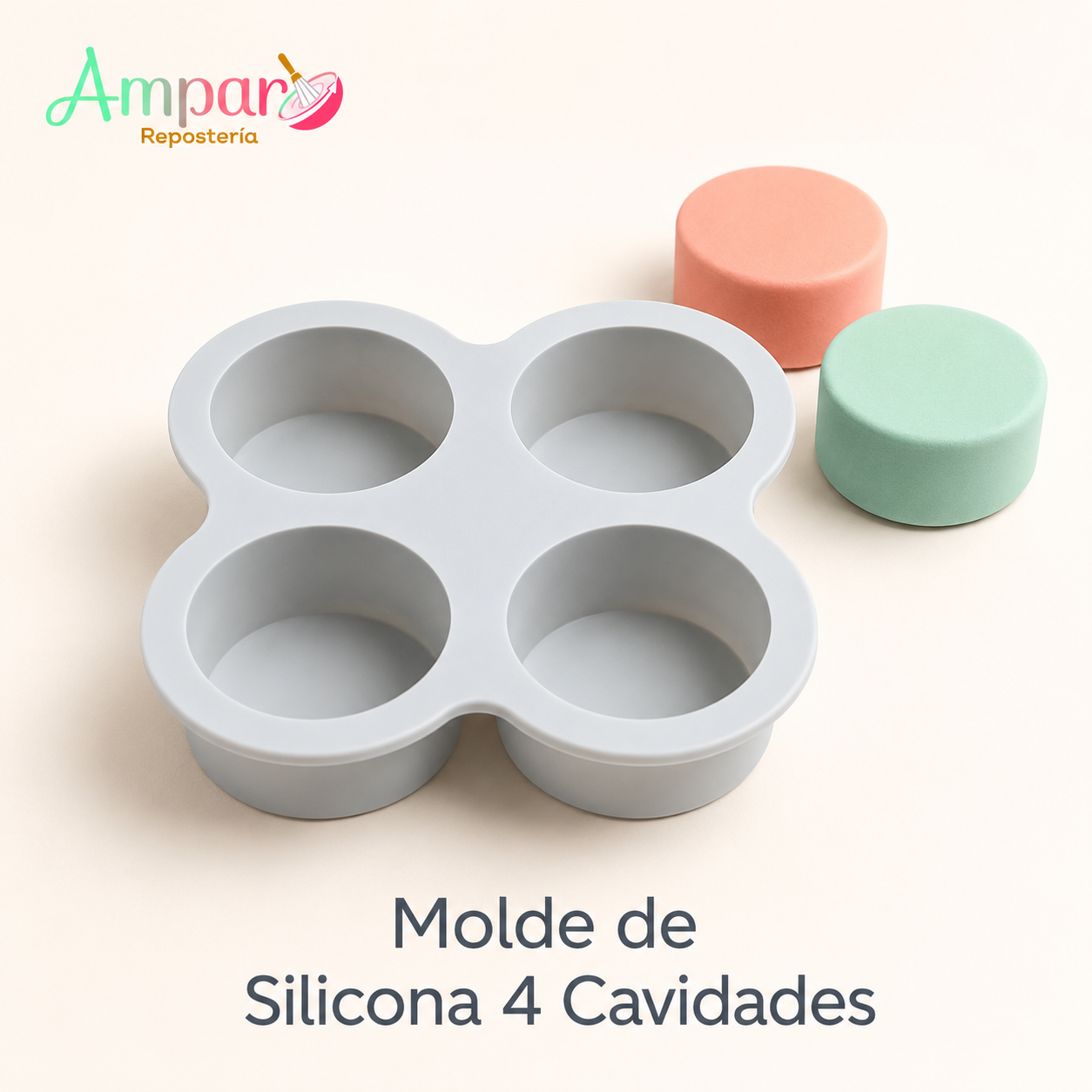Molde de Silicona 4 Cavidades