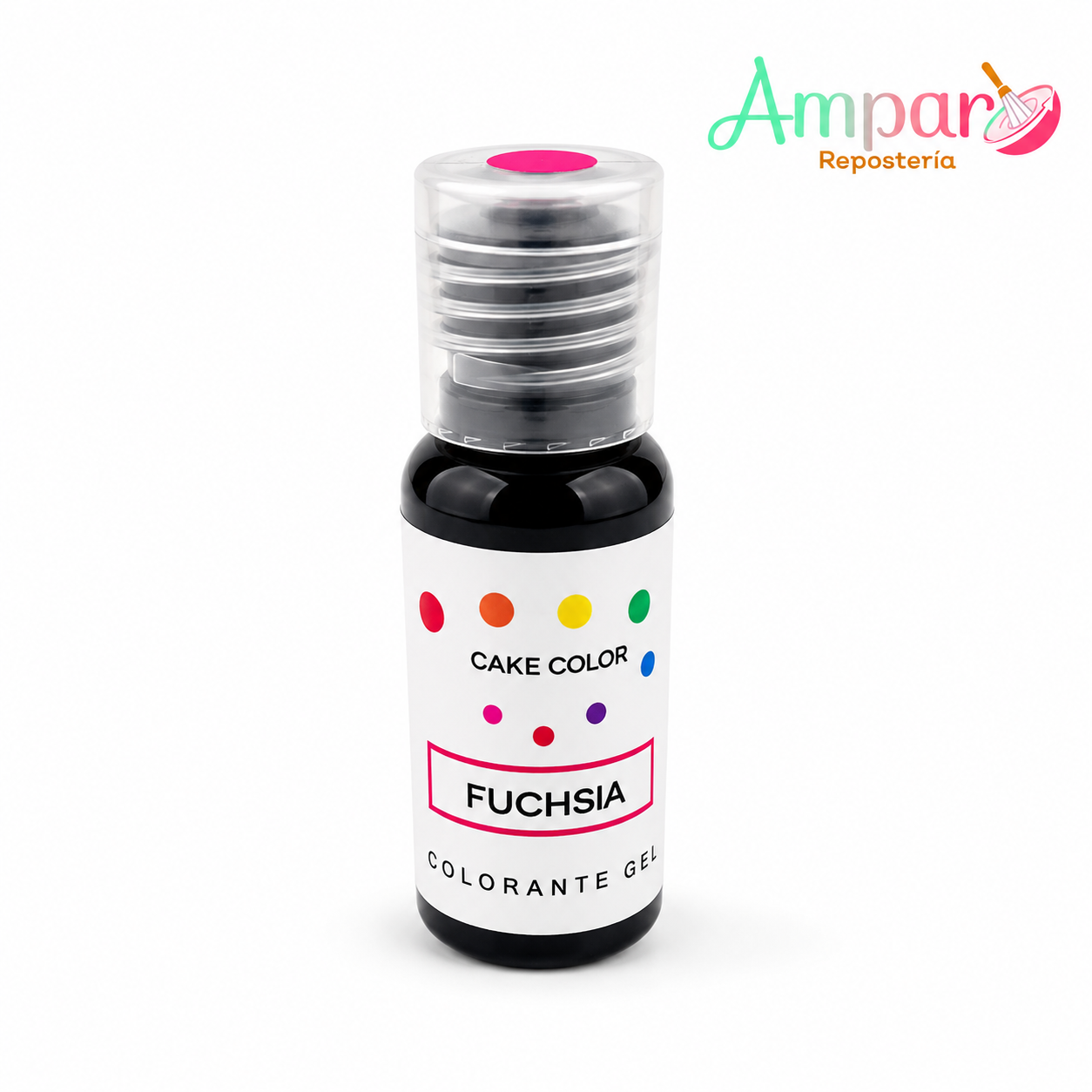 Colorante gel cake color fuchsia 26 gr. Reposteria