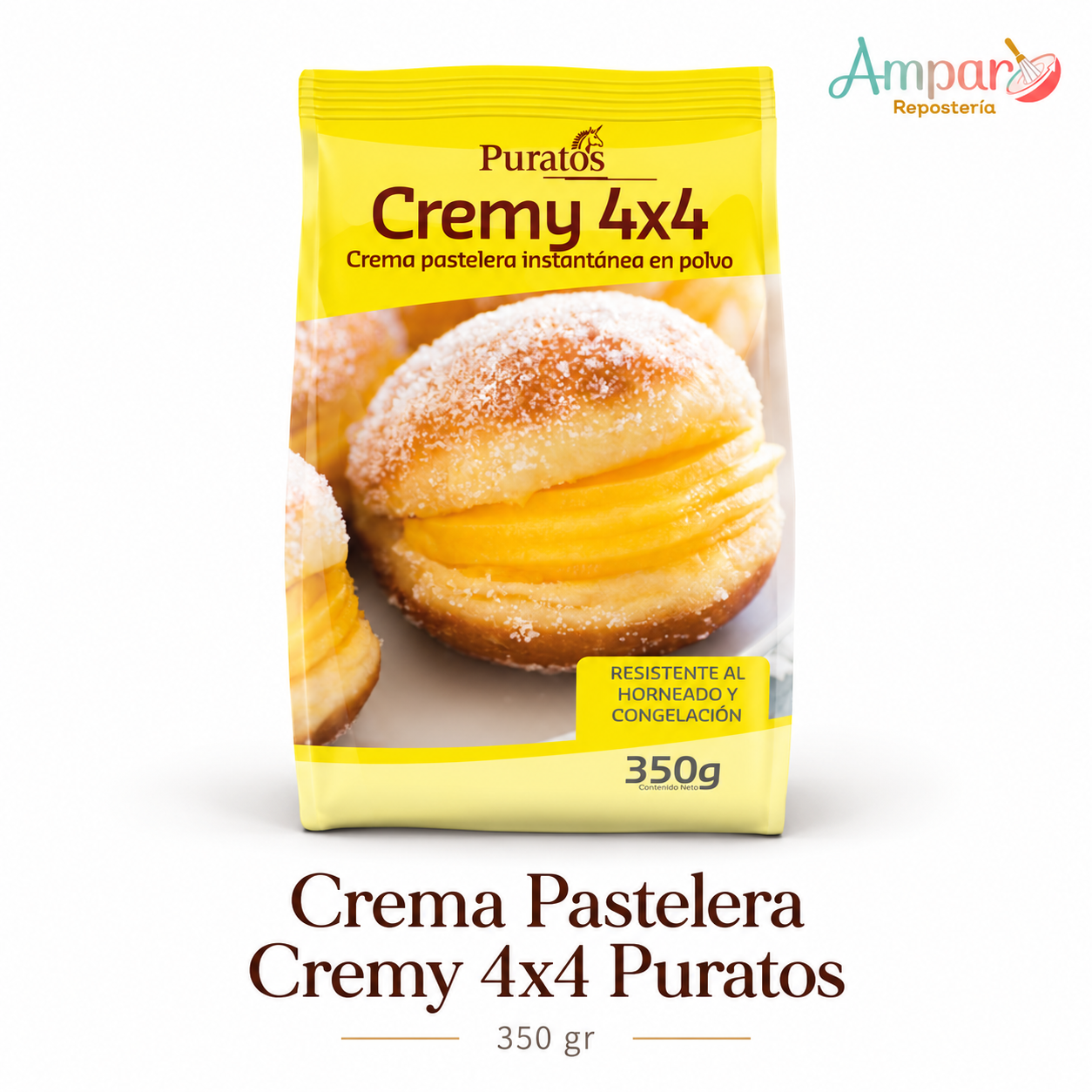 Crema Pastelera Cremy 4*4 Puratos 350 gr.