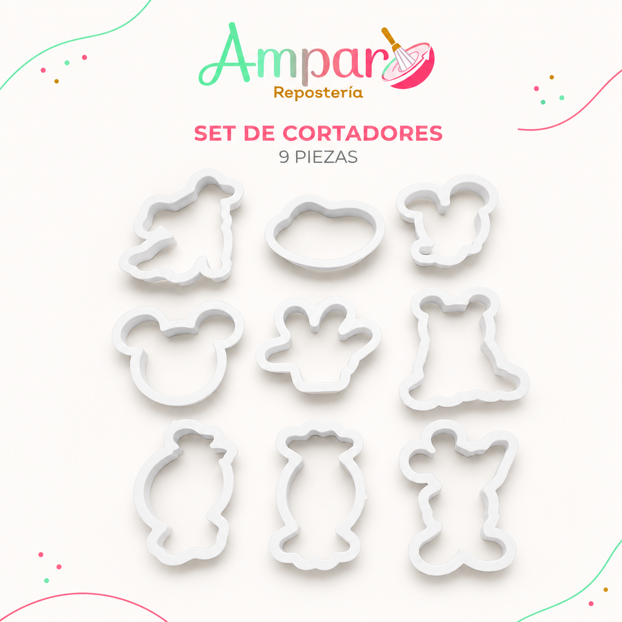 Cortador de Galletas Disney