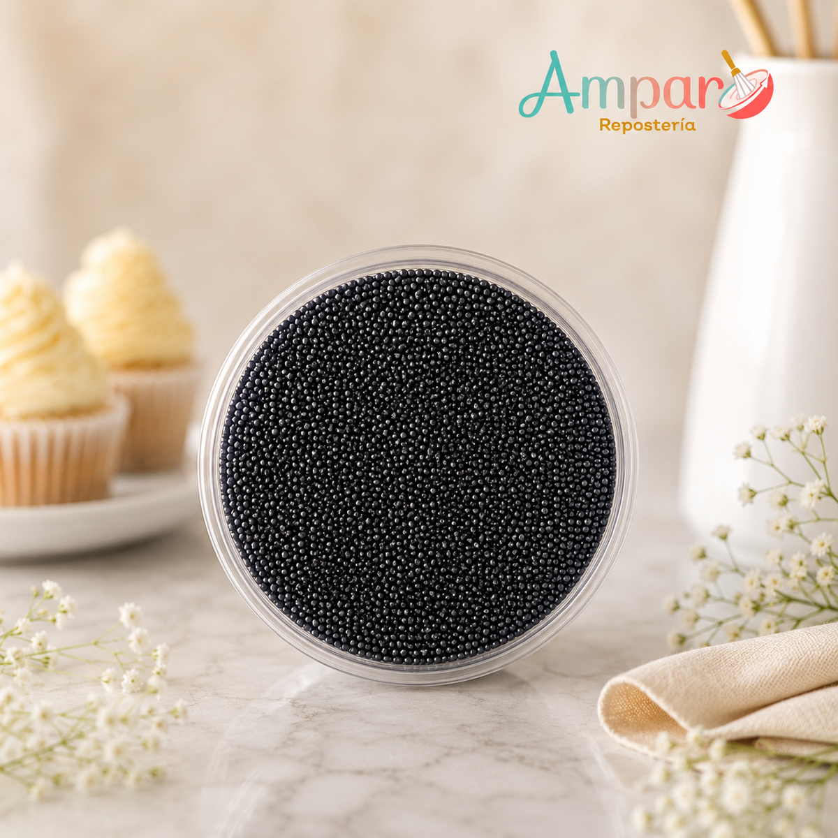Sprinkles Grageas Color Negro