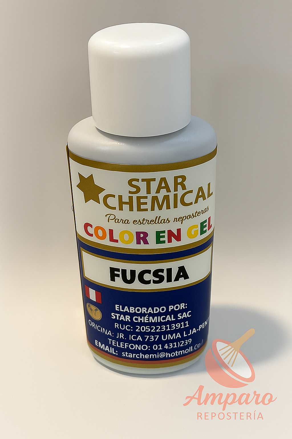 Colorante Gel Comestible Repostería Star Chemical Color Fucsia