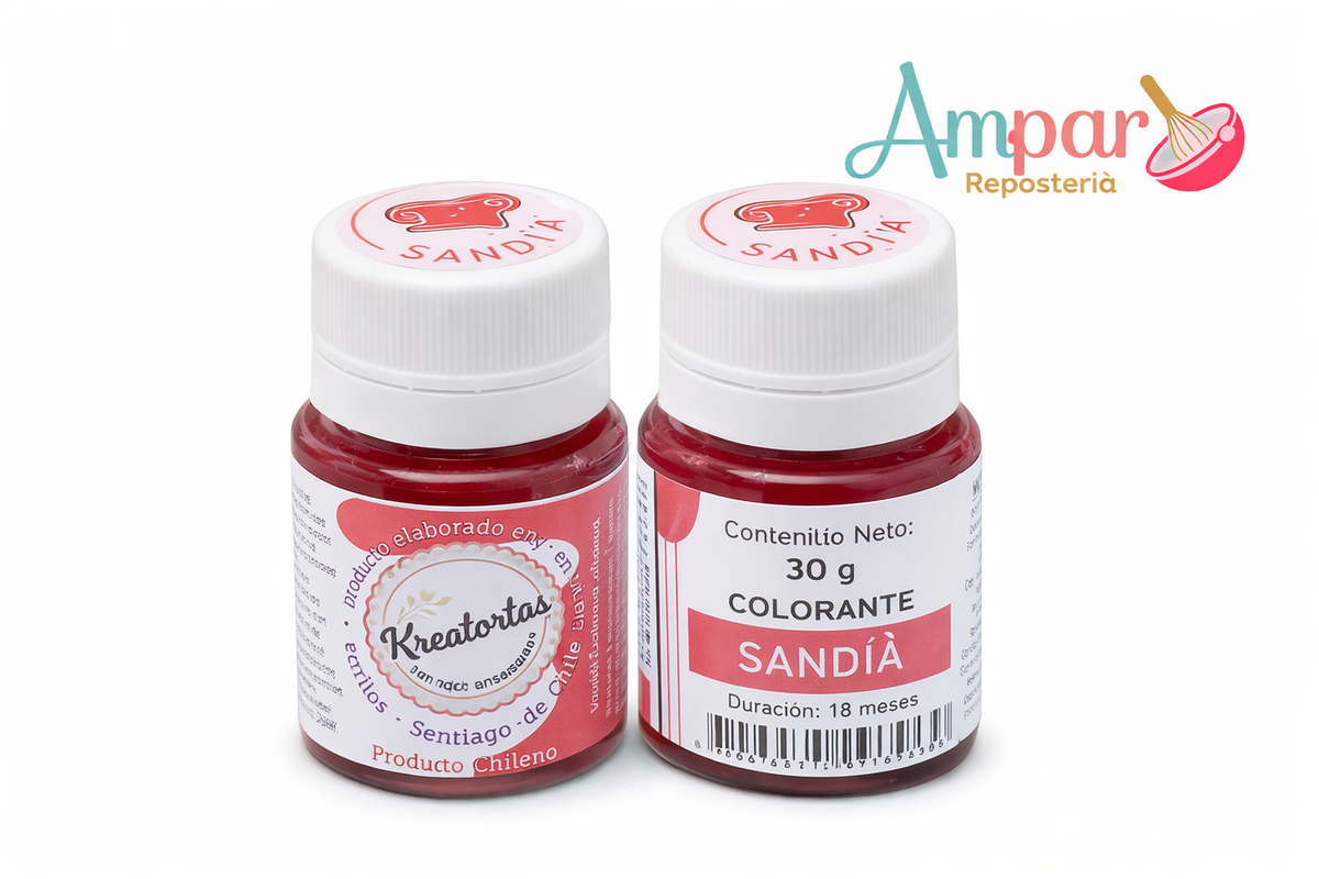 Colorante Gel Sandía Kreatortas 30 gr – Alta Concentración para Repostería