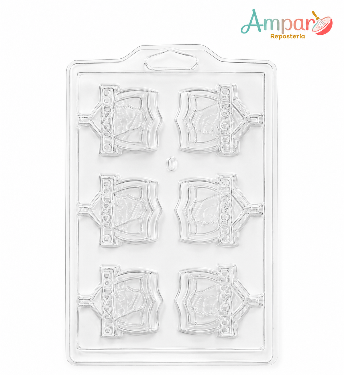 Molde Acetato Paleta Colo Colo – 6 Cavidades