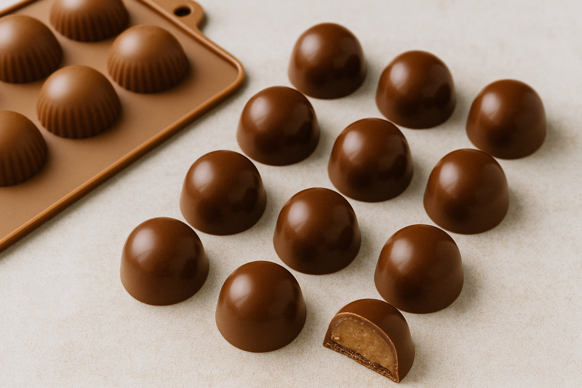 Molde silicona para chocolate bombones