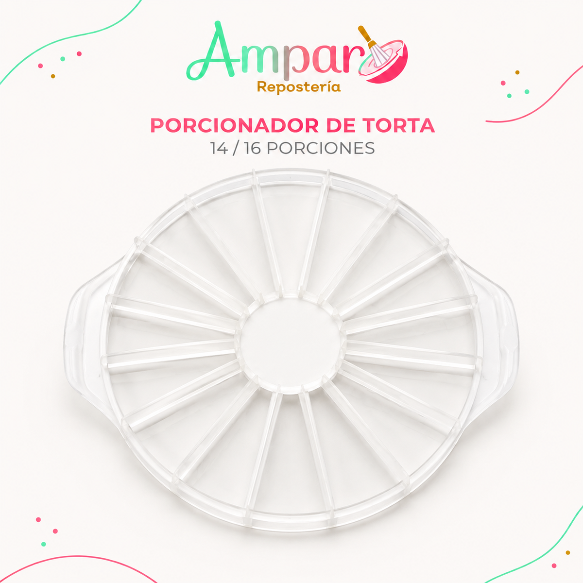 Porcionador de torta 14/16