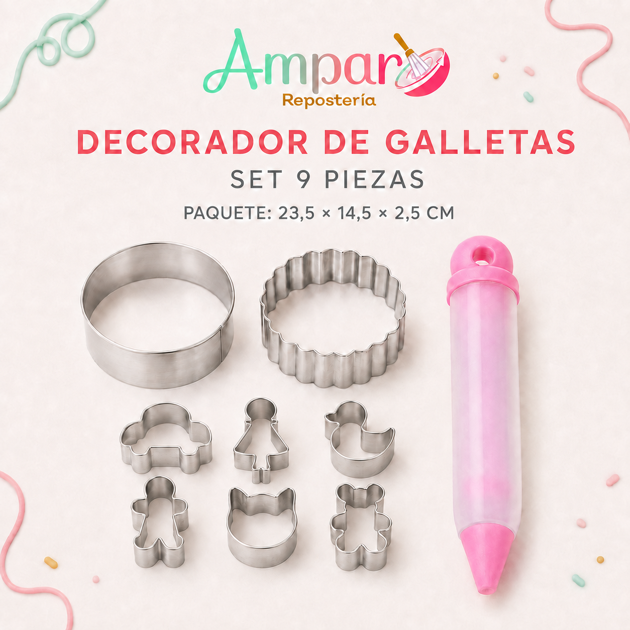Decorador de galletas set
