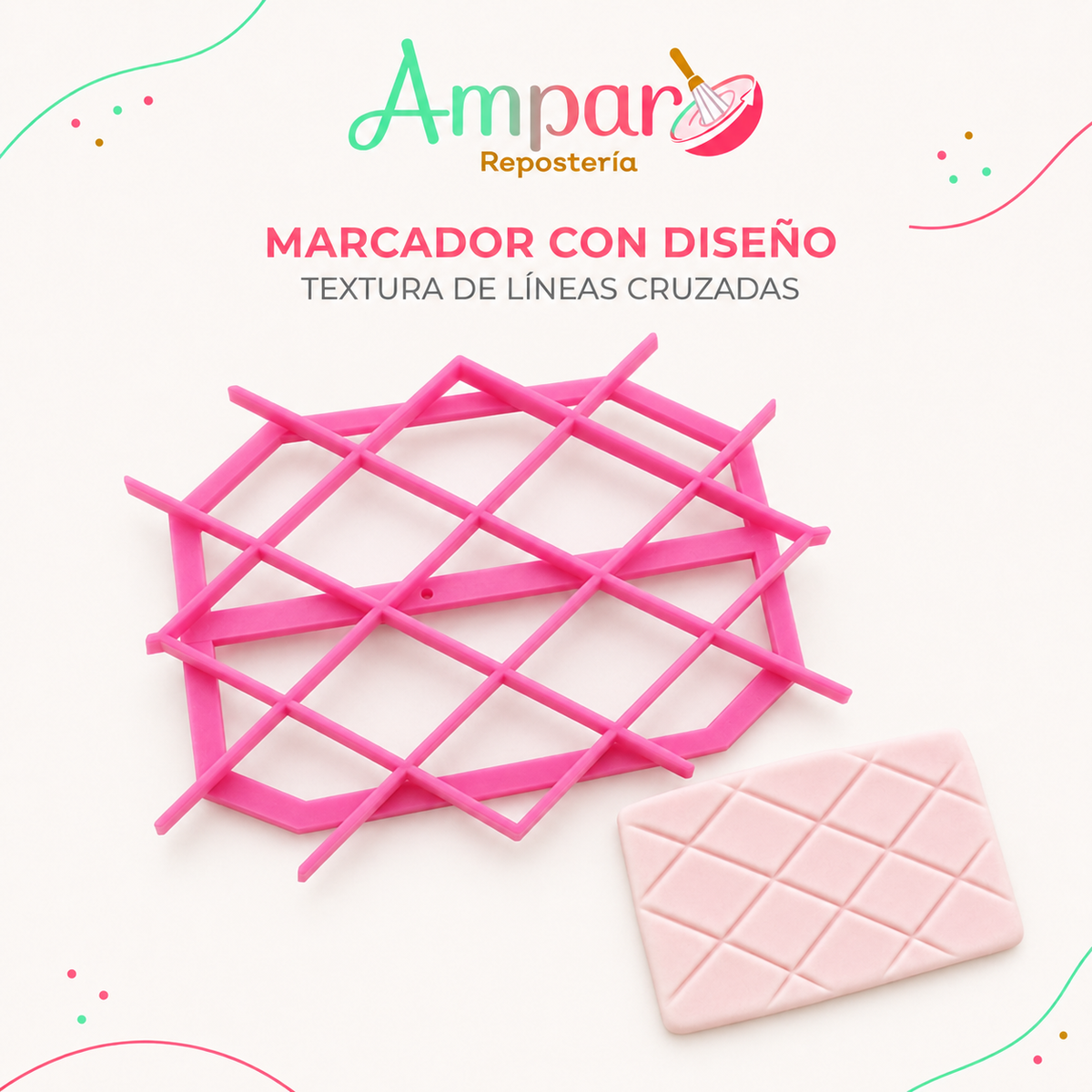 Marcador con diseño