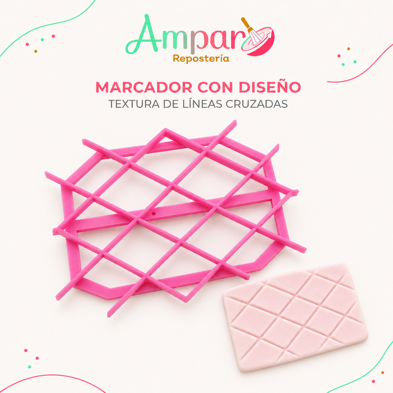 Marcador con diseño