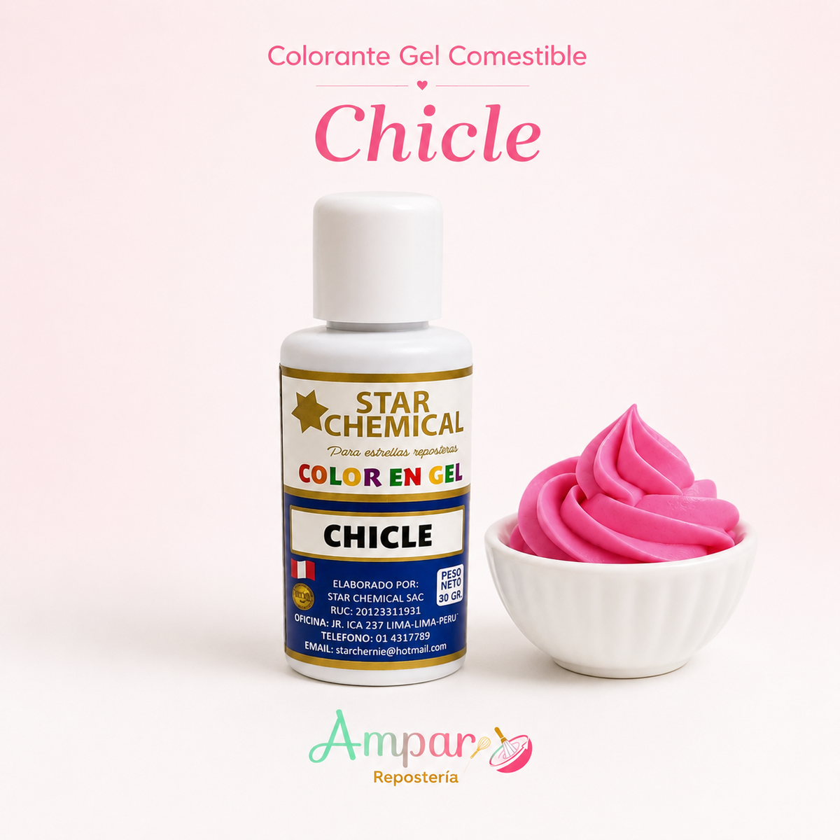 Colorante Gel Comestible Repostería Star Chemical Color Chicle